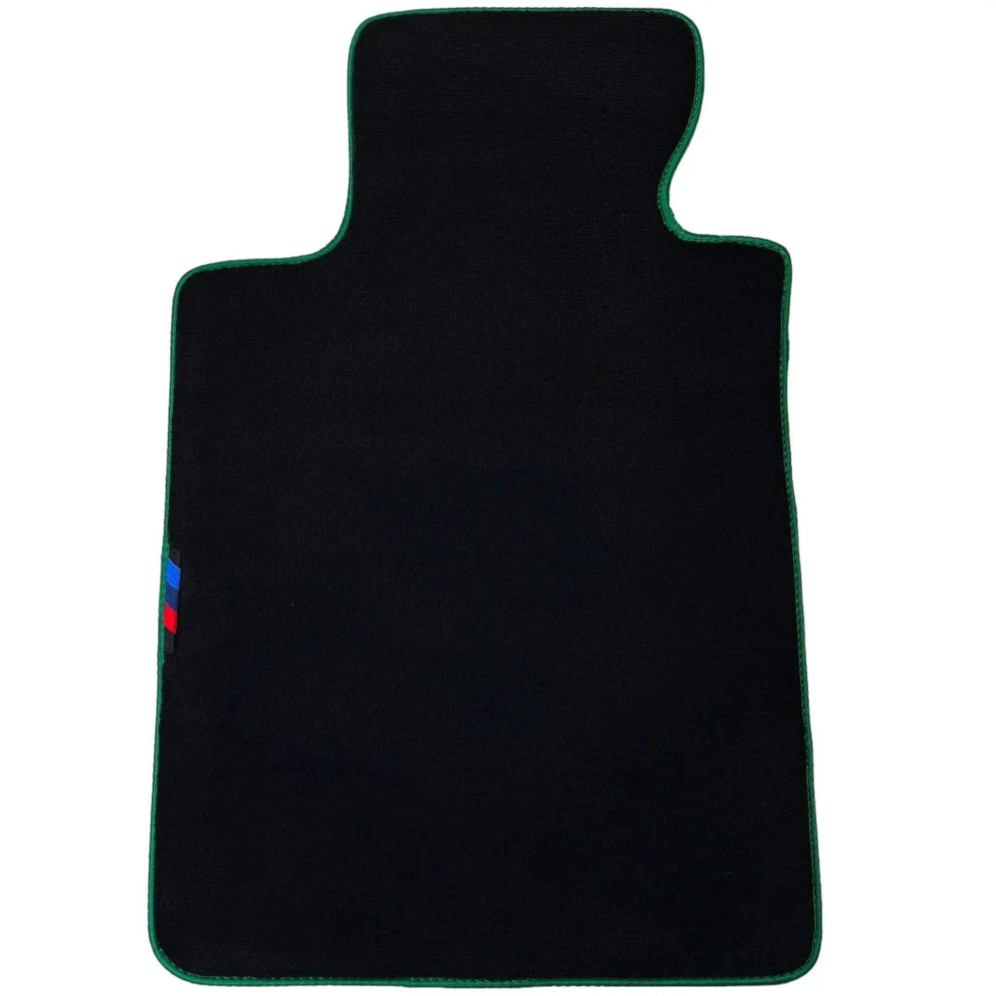 Black Mats For BMW 3 Series F31 5-doors Wagon | Green Trim - AutoWin