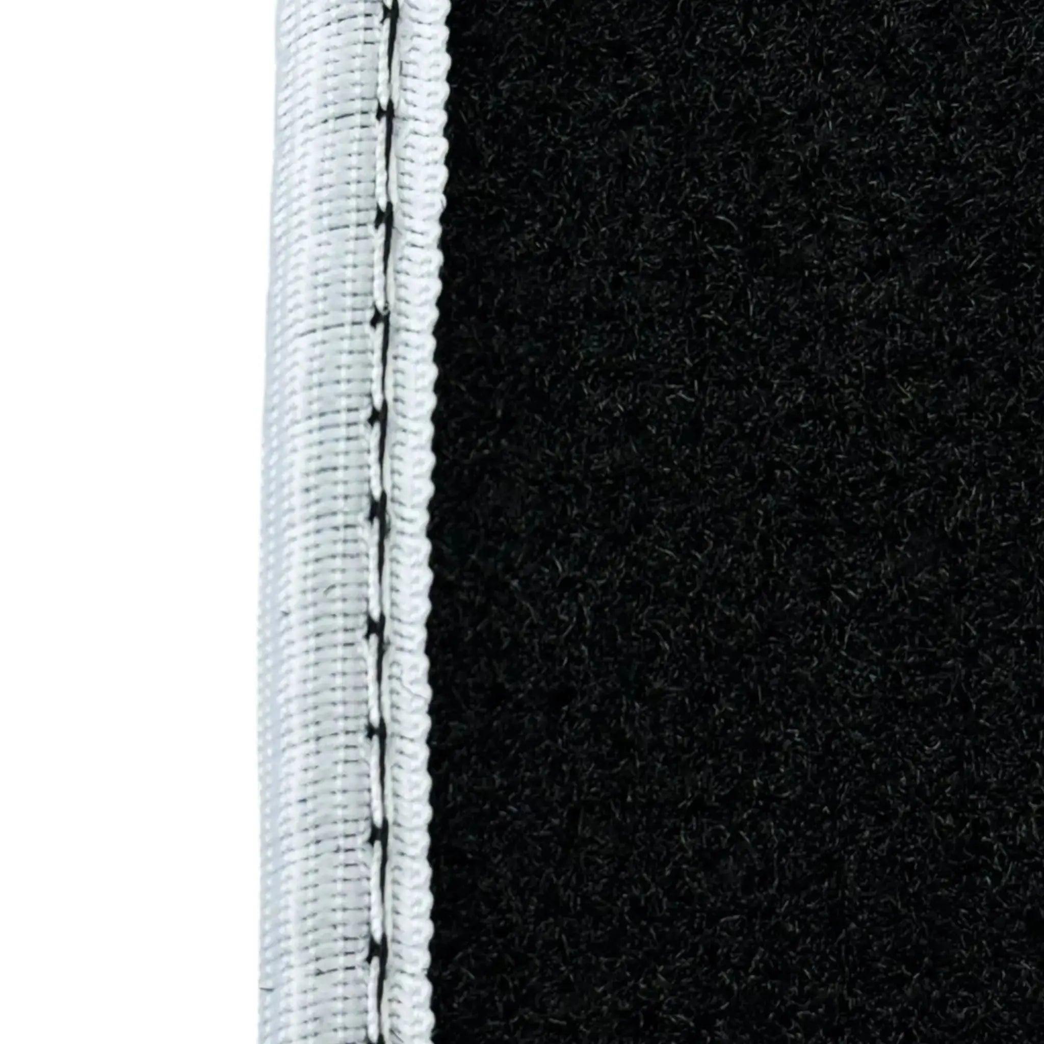 Black Mats For BMW 4 Series G26 Gran Coupe | White Trim - AutoWin