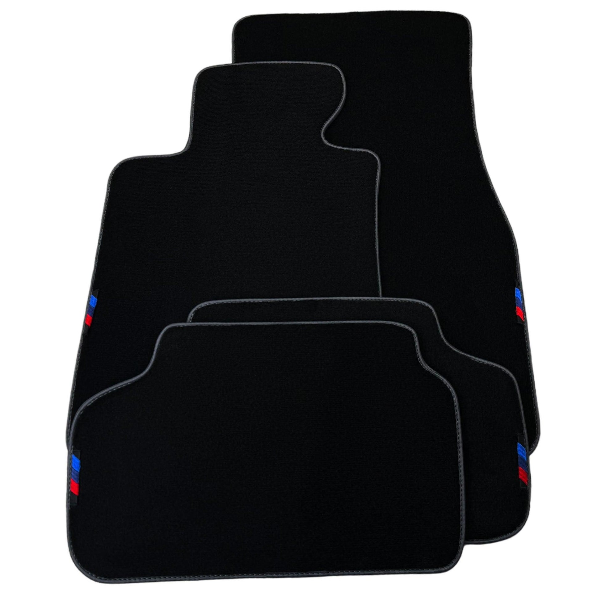 Black Mats For BMW Gran Tourer F46 (2015-2022) 7 Seats | Gray Trim - AutoWin