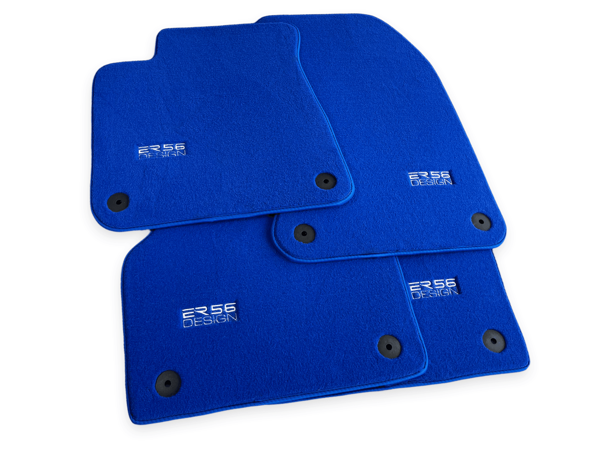 Blue Floor Mats for Audi A4 - B5 Facelift Avant (1999-2001) | ER56 Design - AutoWin