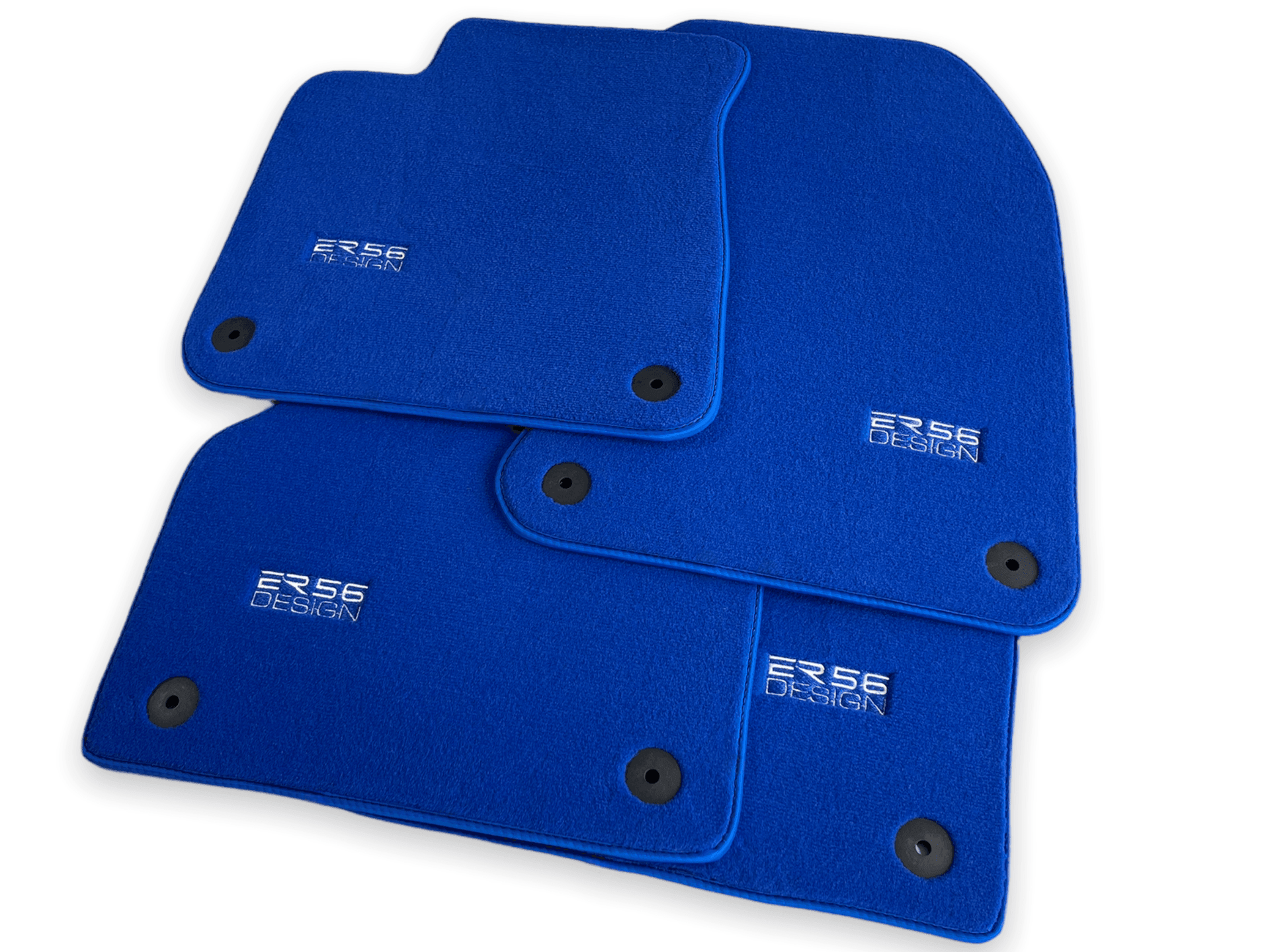Blue Floor Mats for Audi A4 - B5 Sedan (1995 - 1999) | ER56 Design - AutoWin