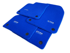 Blue Floor Mats for Audi A6 - C6 Avant (2004-2008) | ER56 Design - AutoWin