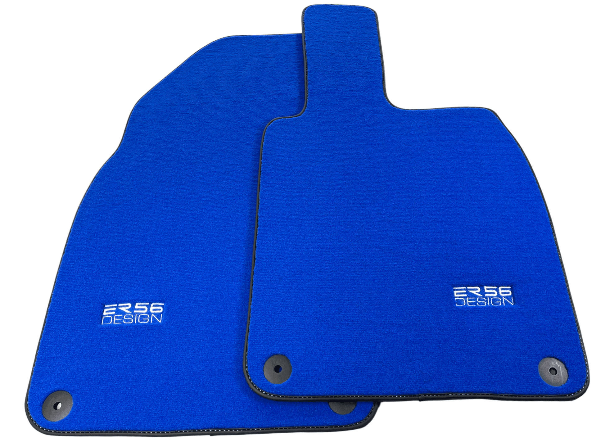 Blue Floor Mats for Porsche 981 Boxster (2013-2016) ER56 Design - AutoWin