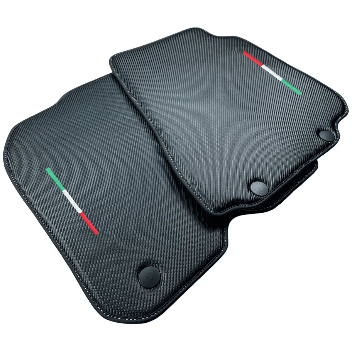 Carbon Fiber Leather Floor Mats For Ferrari 812 GTS (2019-2023)