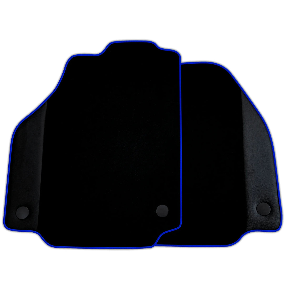 Custom Black Floor Mats for Ferrari 488 GTB (2016-2022) with Leather | Various Trim Colors