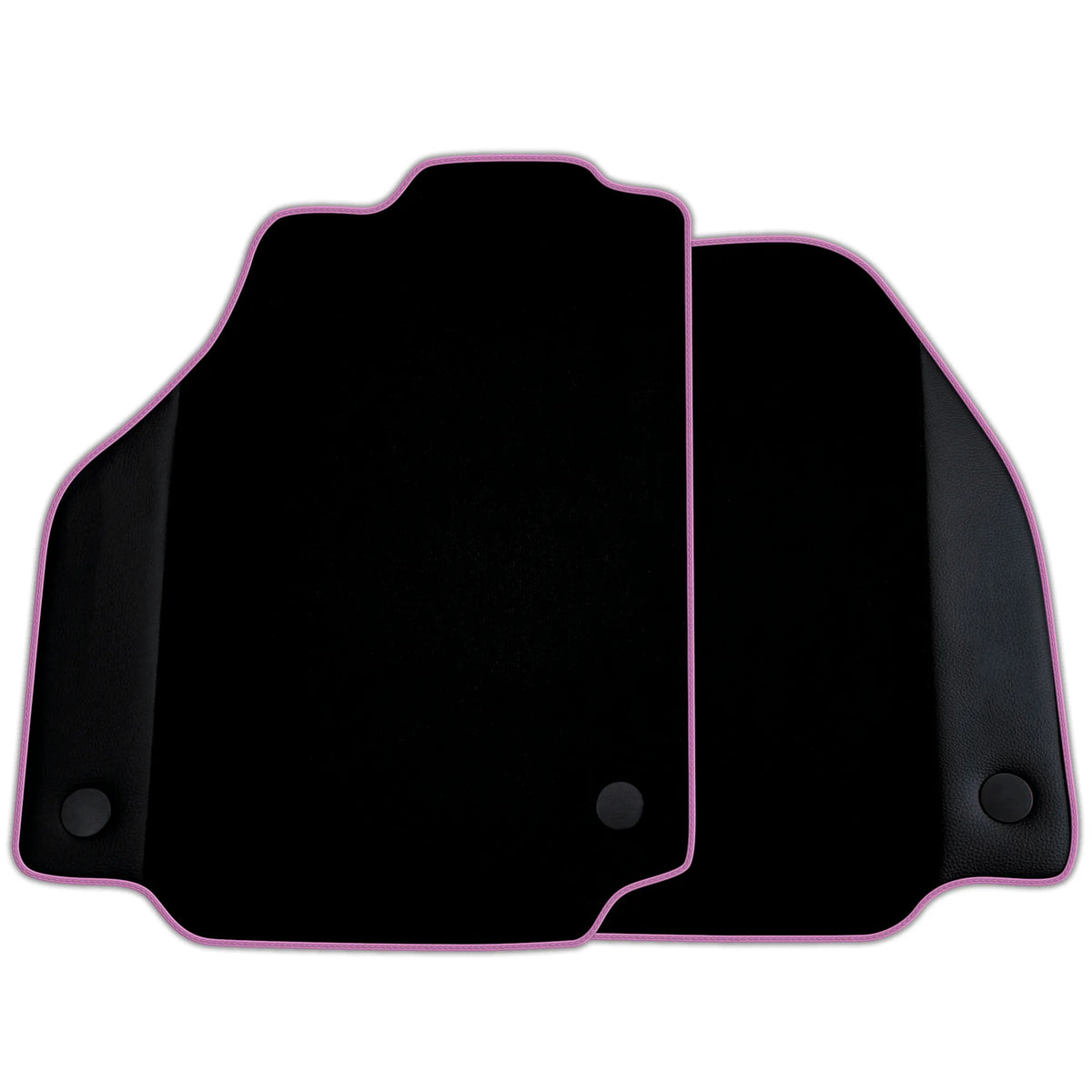 Custom Black Floor Mats for Ferrari 488 GTB (2016-2022) with Leather | Various Trim Colors