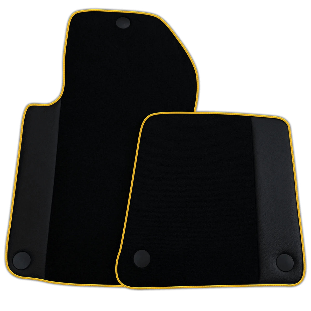 Custom Black Floor Mats For Ferrari 599 Coupe 2006-2012 With Leather
