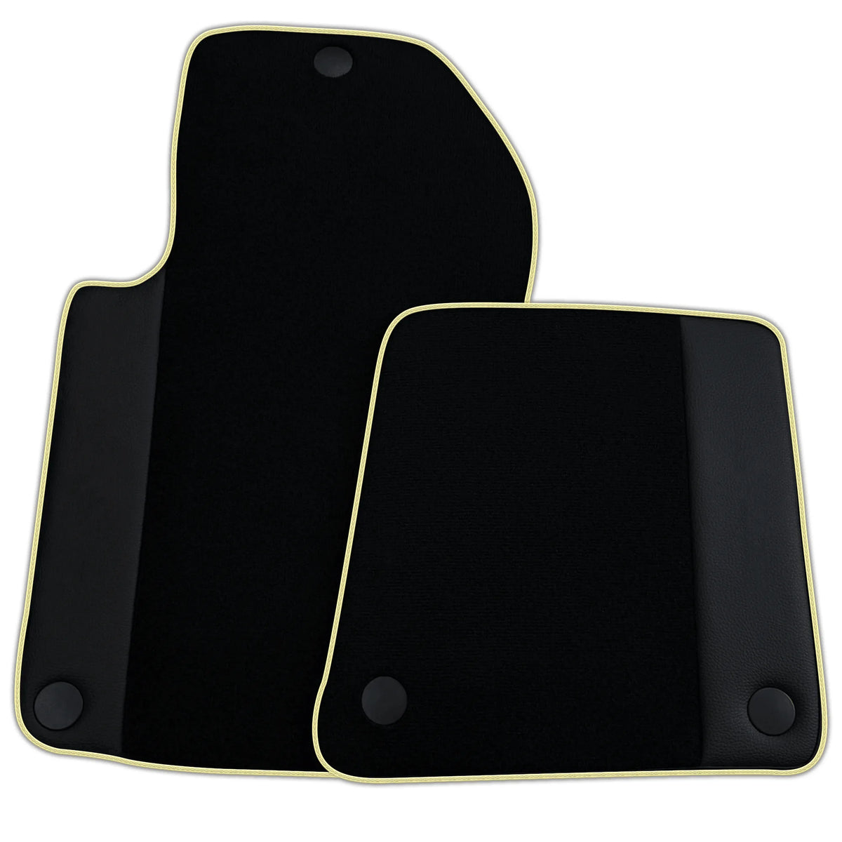 Custom Black Floor Mats For Ferrari 599 Coupe 2006-2012 With Leather