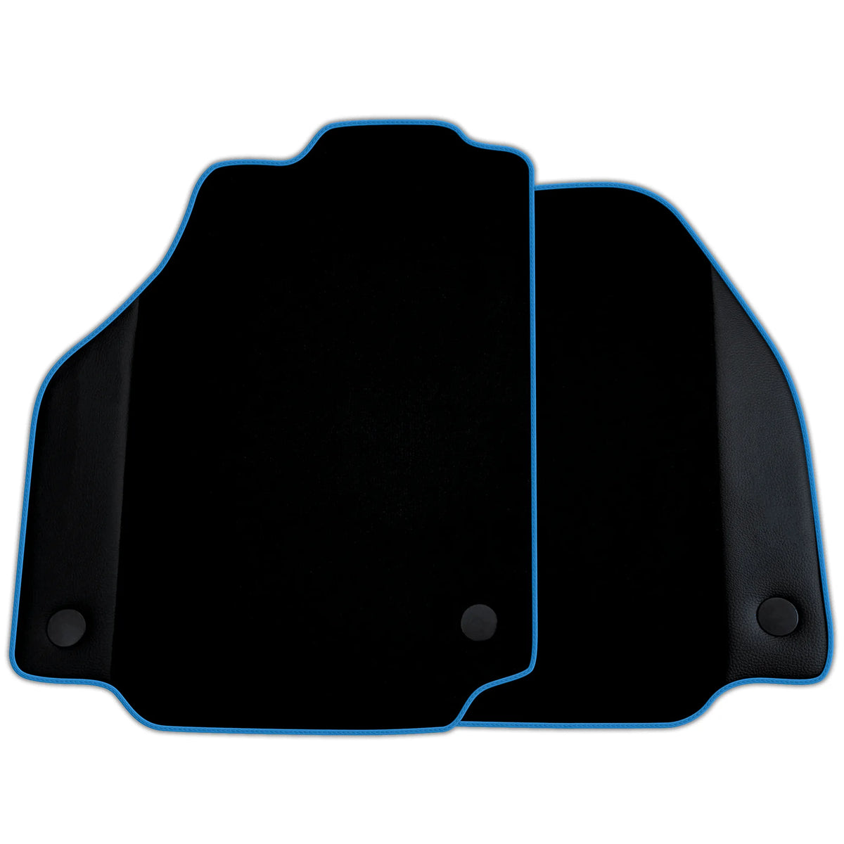Custom Black Floor Mats for Ferrari F8 Tributo (2019-2022) with Leather | Various Trim Colors