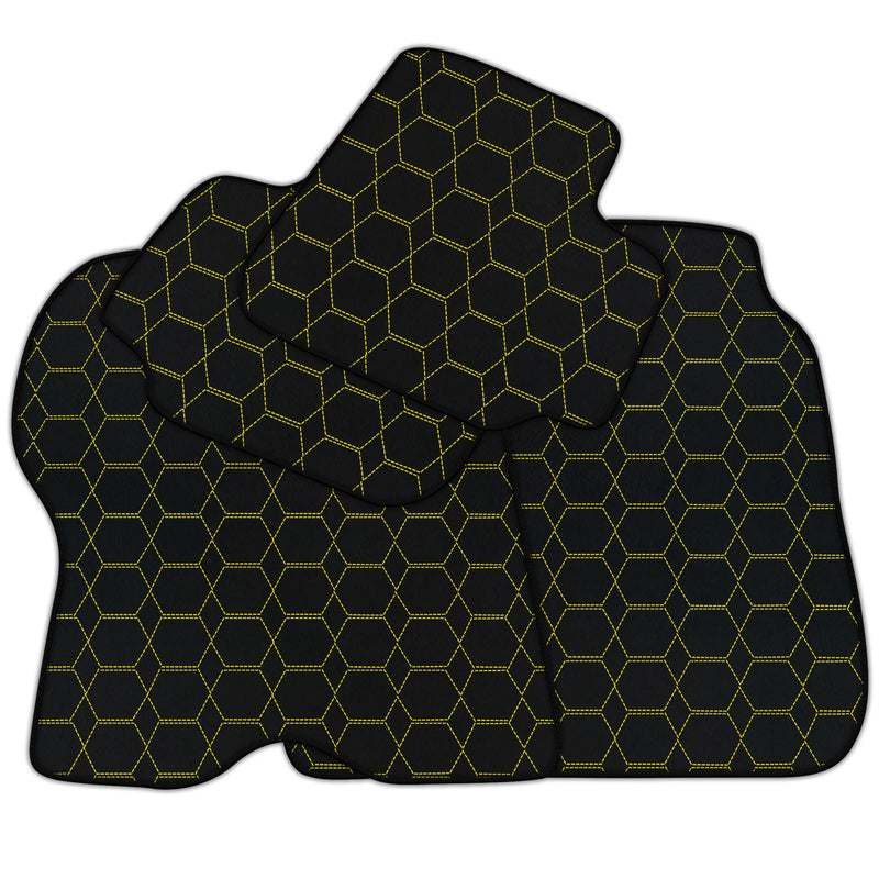Passgenaue Hexagon-Hex-Muster-Autofußmatten für Ferrari GTC4 Lusso (2016-2023)