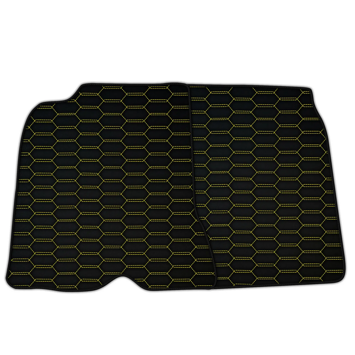 Customizable Interlaced Hex Pattern Floor Mats for 2015–2018 Ferrari California T