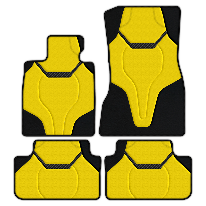 Premium Customizable Leather Floor Mats with AW43 Pattern for BMW 5 Series G31 (2017-2024) Touring