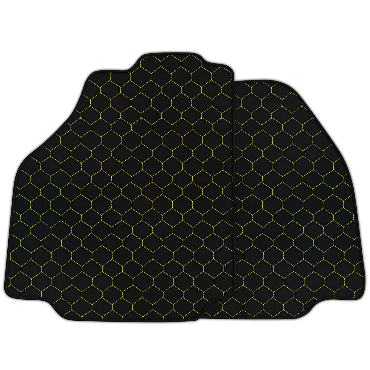 Customizable Leather Floor Mats with Hex Pattern for Ferrari 458 Speciale (2012-2015)