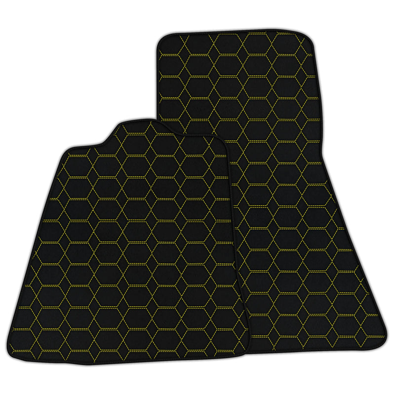 Customizable Leather Floor Mats with Hexagon Hex Pattern for McLaren P1 (2013-2015)
