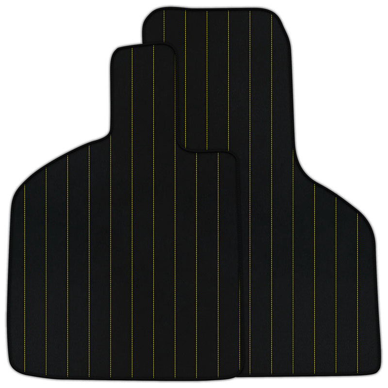 Customizable Leather Floor Mats with Line Pattern for Lamborghini Huracan STO (2021-2024)