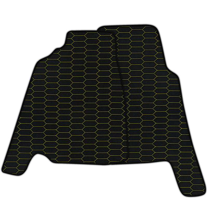 Tappetini in pelle personalizzabili con motivo Raptor Hex