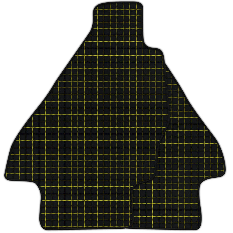 Customizable Leather Floor Mats with Square Pattern for Ferrari Dino GT4 (1973-1979)