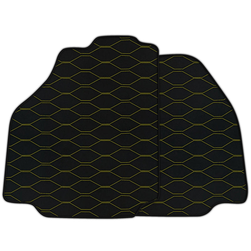 Tappetini in pelle personalizzabili con motivo Viper Hex per