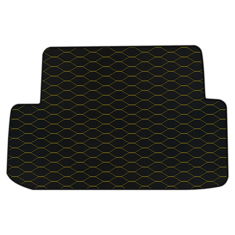 Tappetini in pelle su misura per il bagagliaio con motivo Viper Hex per Ferrari California T (2015-2018)