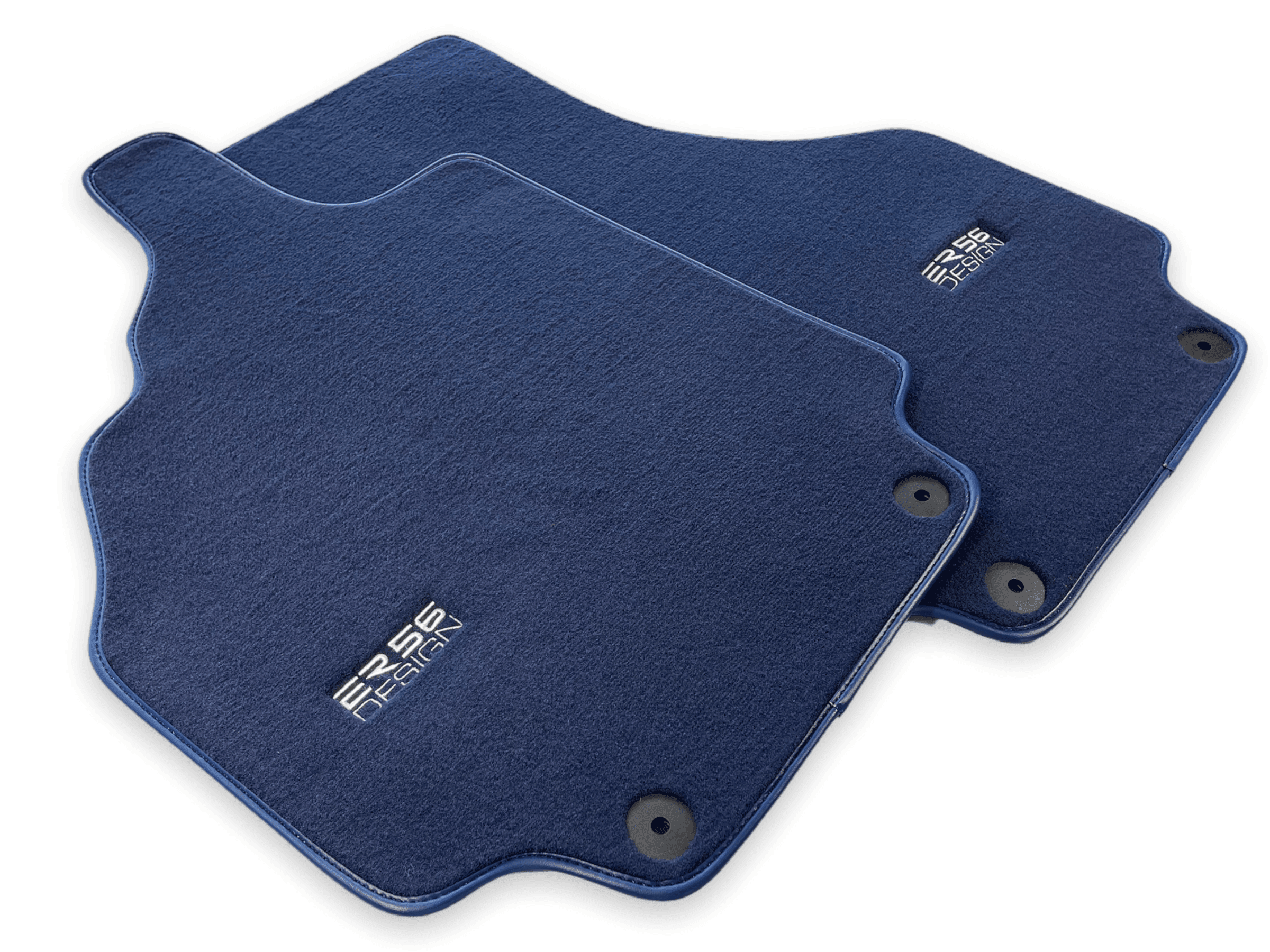 Dark Blue Floor Mats for Audi R8 (2007-2015) ER56 Design - AutoWin