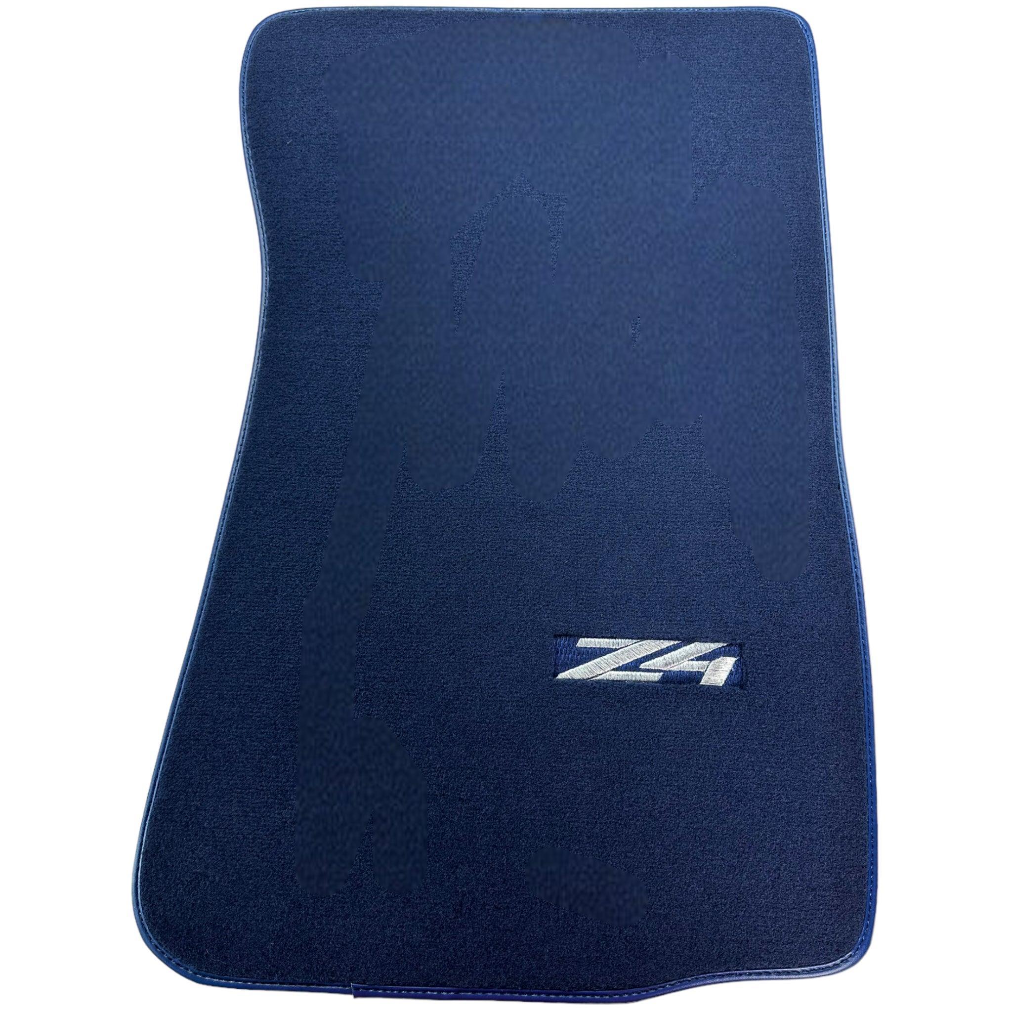 Dark Blue Floor Mats for BMW Z4 Series E86 Coupe (2003-2008) - AutoWin