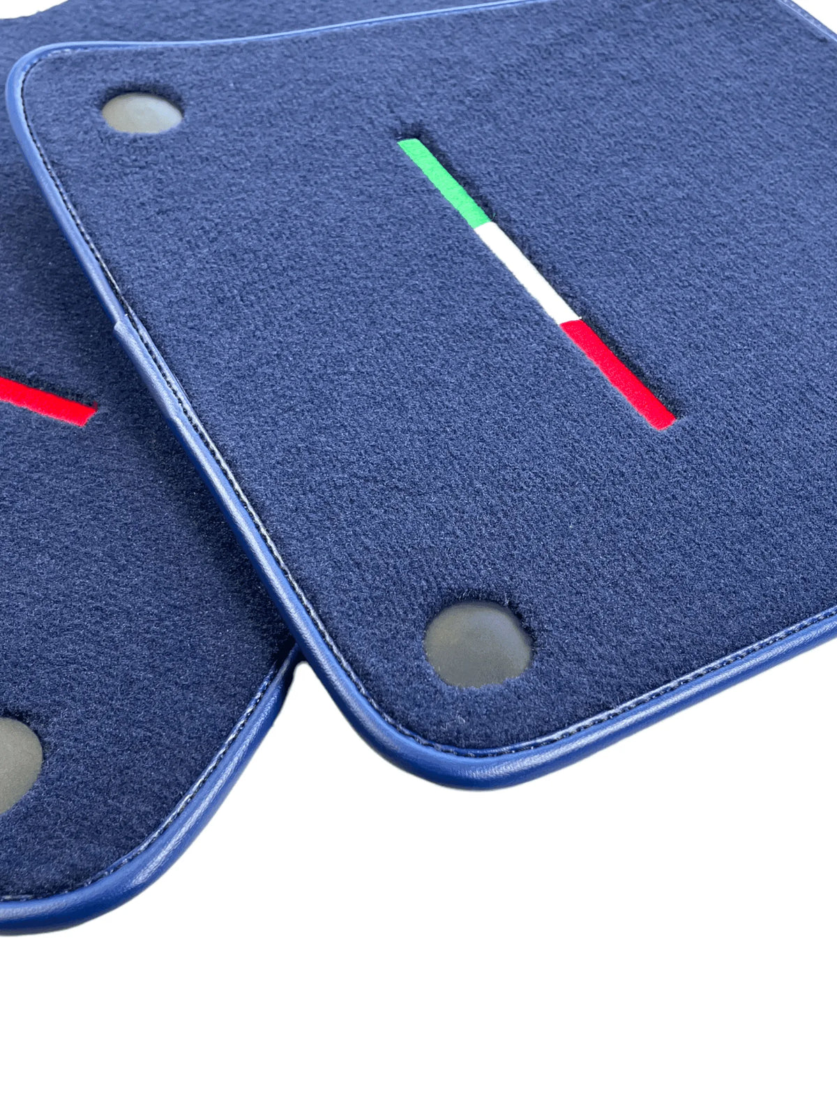 Dark Blue Floor Mats For Ferrari 612 Scaglietti 2005-2011 Italian Edition - AutoWin