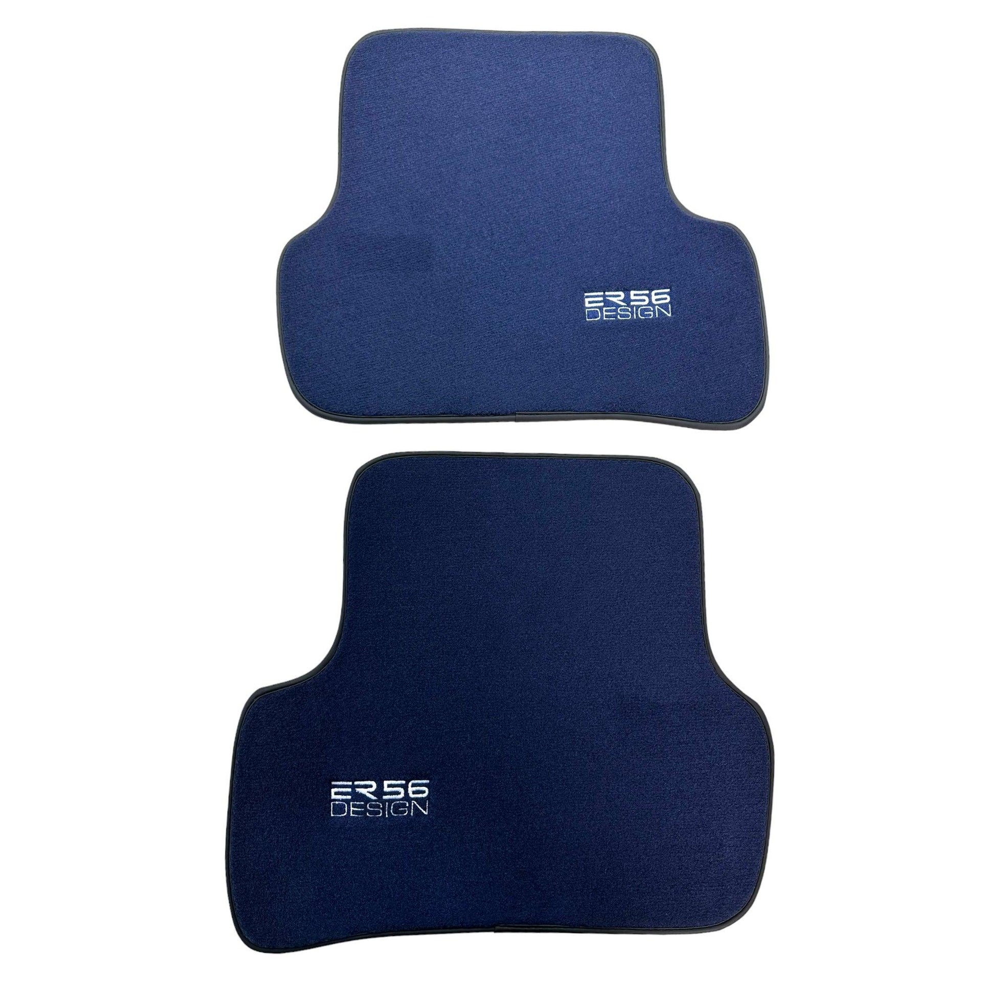 Dark Blue Floor Mats For Mercedes-Benz C-Class W204 (2007-2014) - AutoWin