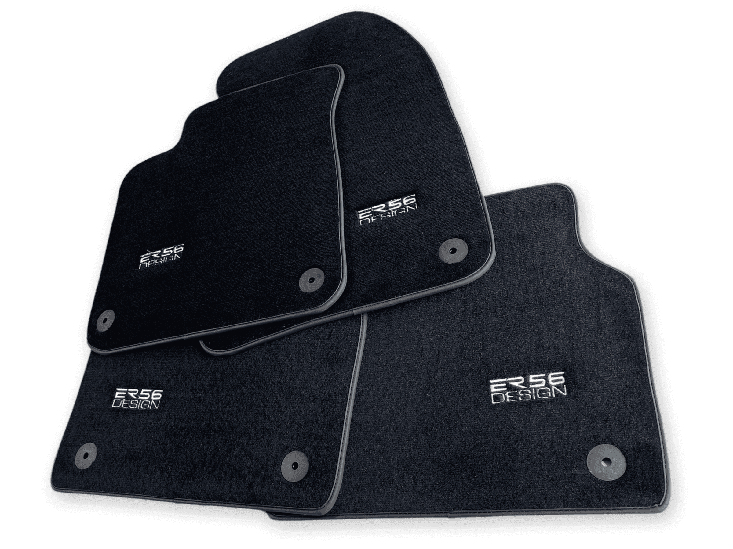 Floor Mats for Audi A5 - 8F7 Convertible (2009-2017) ER56 Design - AutoWin