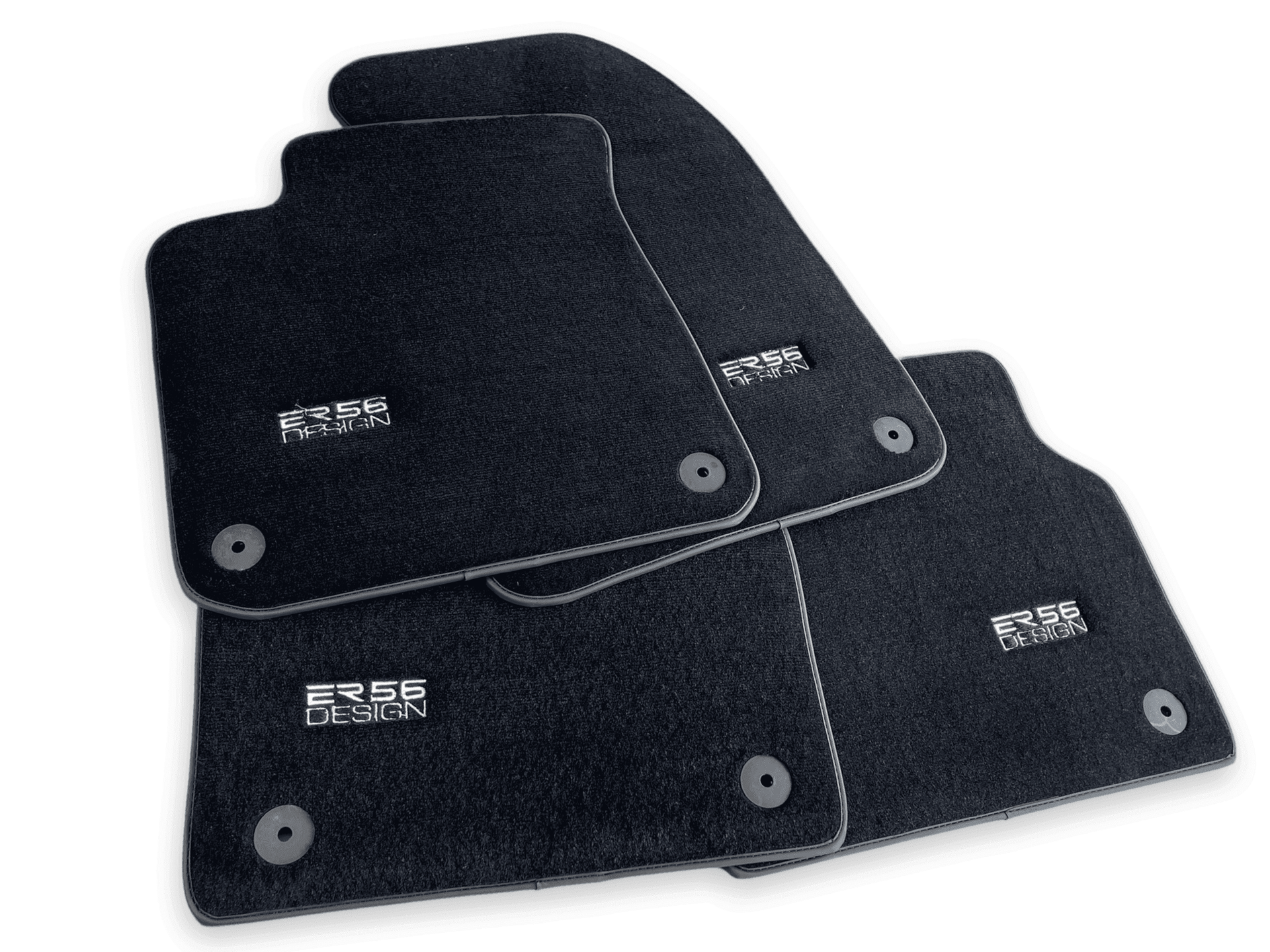 Floor Mats for Audi A6 - C6 Sedan Facelift (2008-2011) ER56 Design - AutoWin