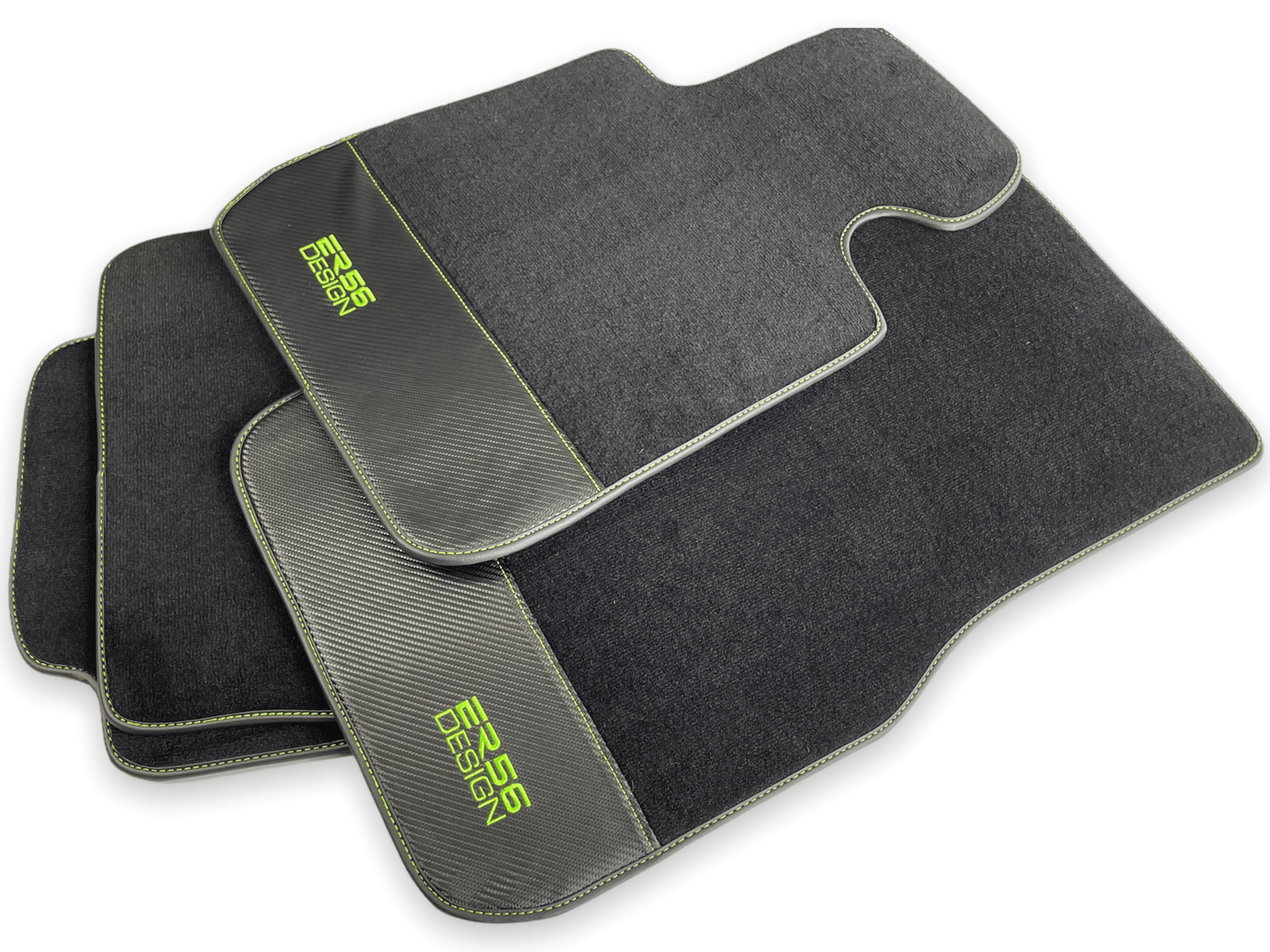 Floor Mats For BMW 1 Series F70 Carbon Leather Er56 Design - AutoWin