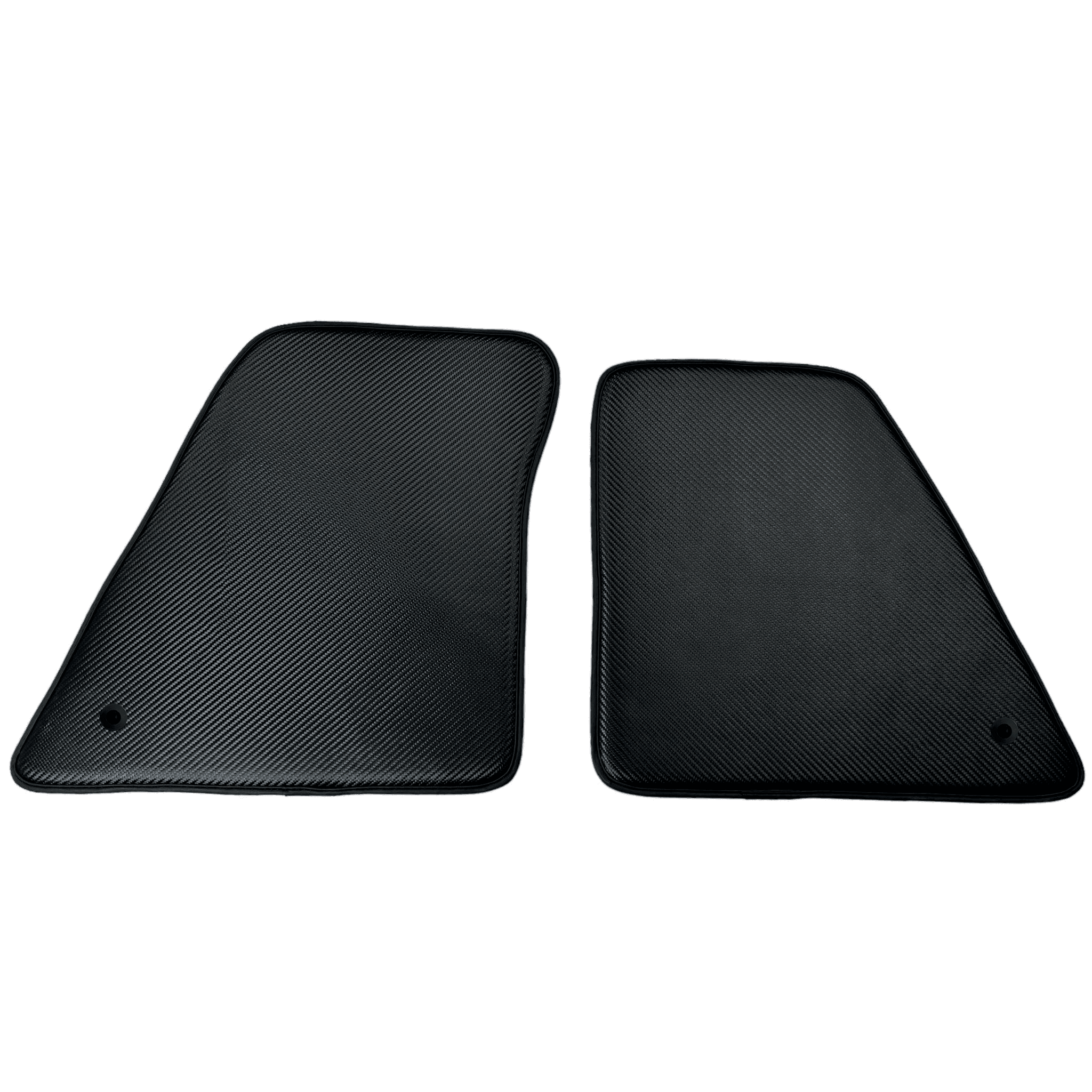 Floor Mats for Ferrari 296 GTS (2022-2024) Made From Carbon Fiber Leather - AutoWin