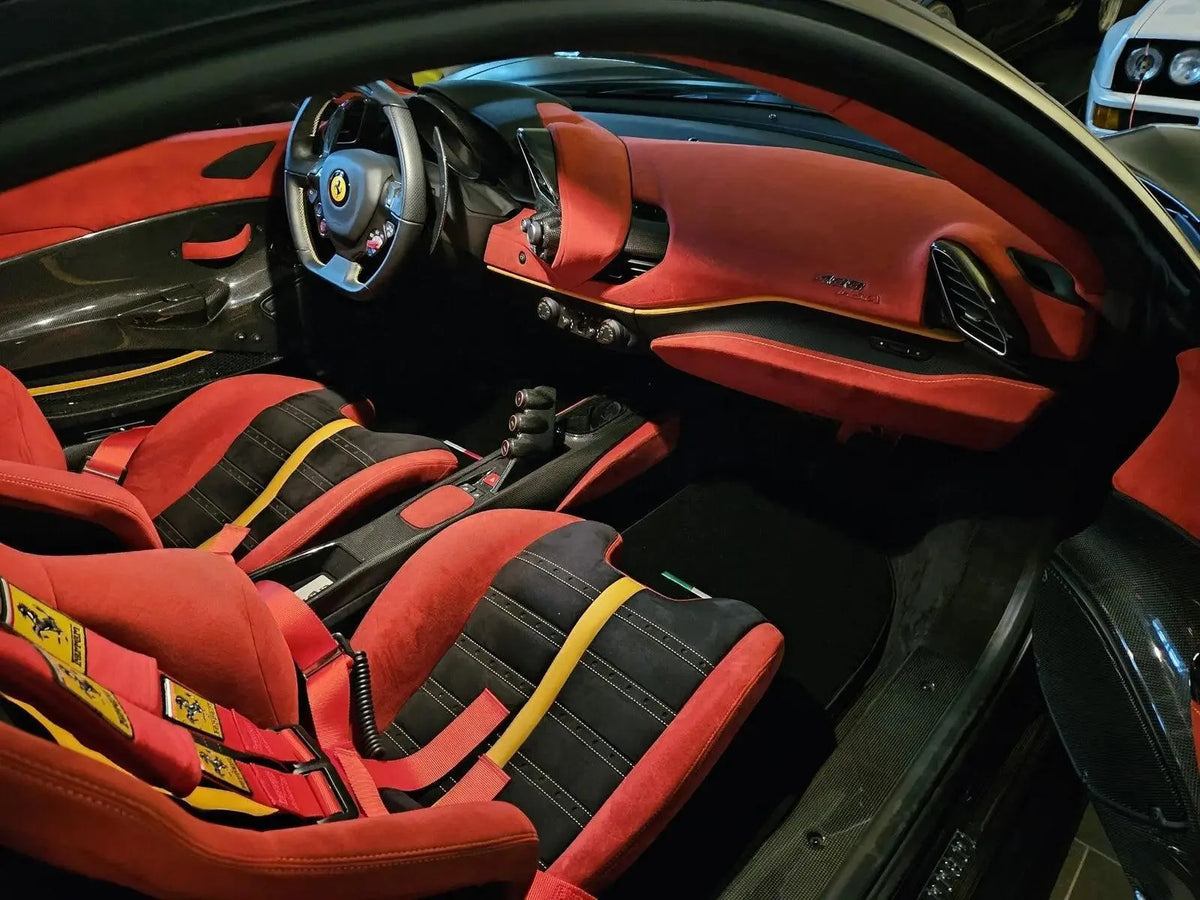 Floor Mats For Ferrari 488 2015-2022 AutoWin Brand IT Edition