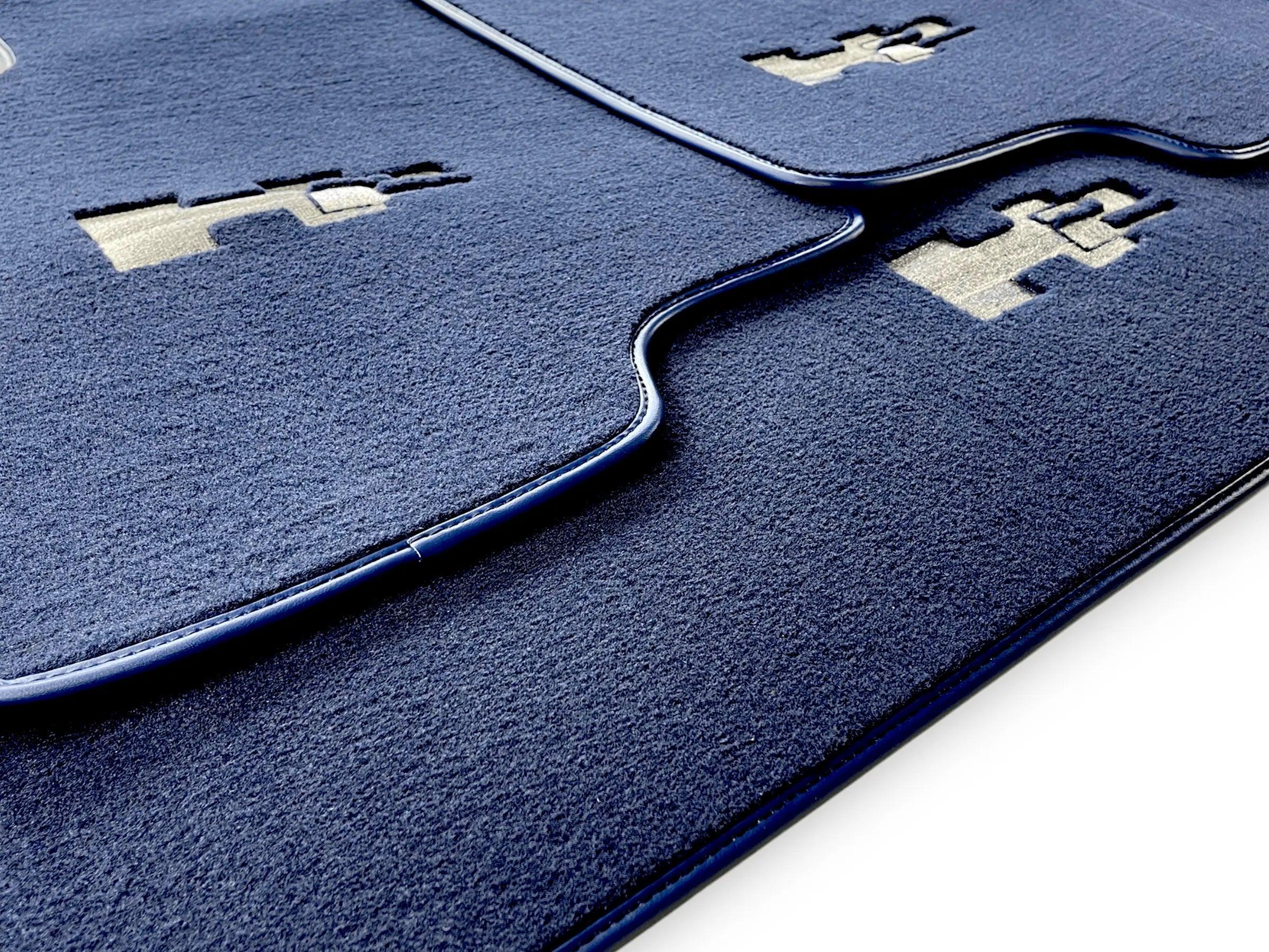 Floor Mats For Hummer H2 2003-2009 Tailored Dark Blue Color Carpets - AutoWin