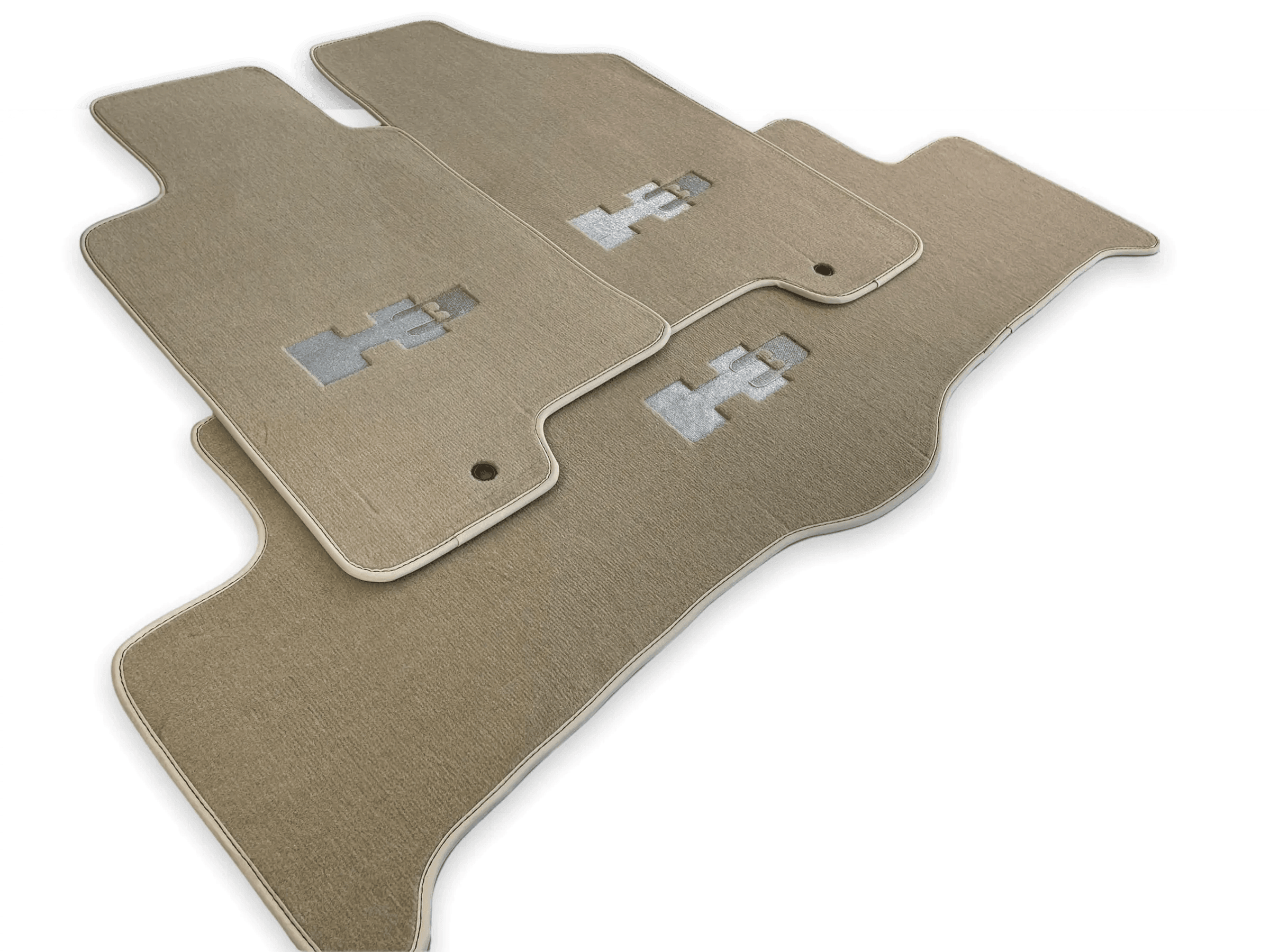 Floor Mats For Hummer H3 2005-2010 Tailored Beige Carpets - AutoWin