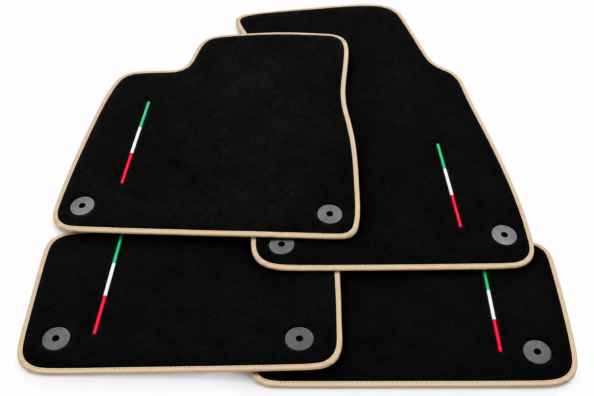 Floor Mats For Lamborghini Urus Black Tailored - Choose Your Trim Color Beige trim