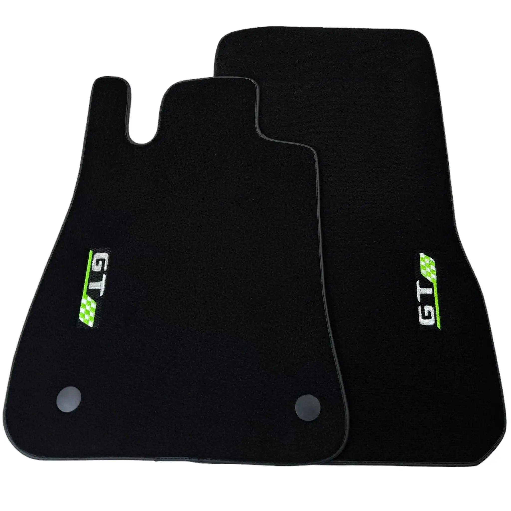 Floor Mats For Mercedes-Benz Amg Gt Green Flag Autowin Brand - AutoWin