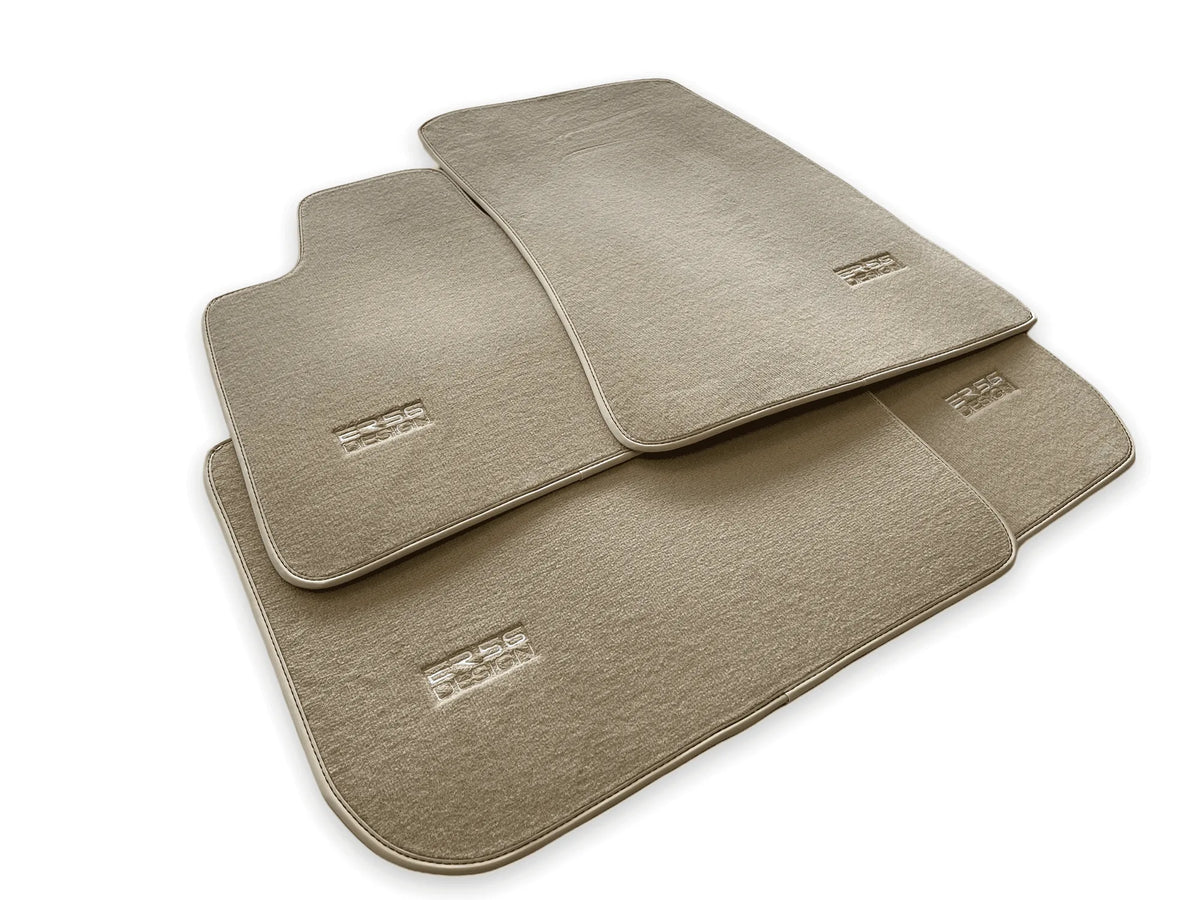 Floor Mats For Rolls Royce Ghost Series I (2010–2020) Beige ER56 Design