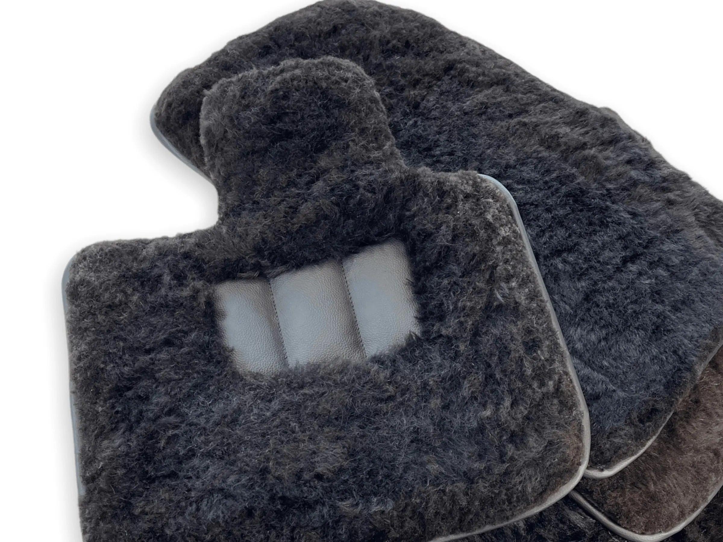 Genuine Sheepskin Floor Mats Bentley Bentayga Er56 Design Brand - AutoWin