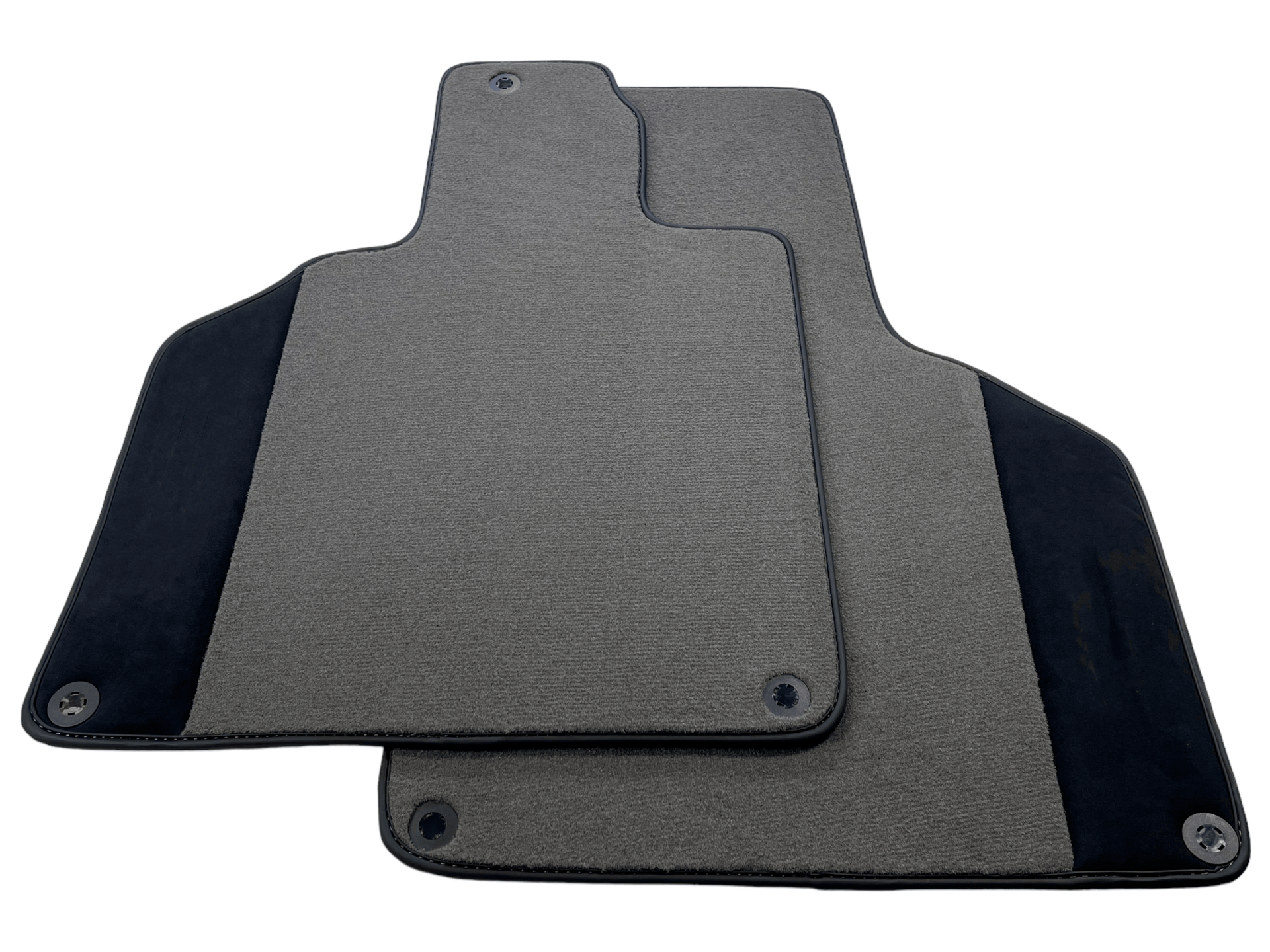 Custom Gray Floor Mats for Lamborghini Gallardo With Alcantara Leather