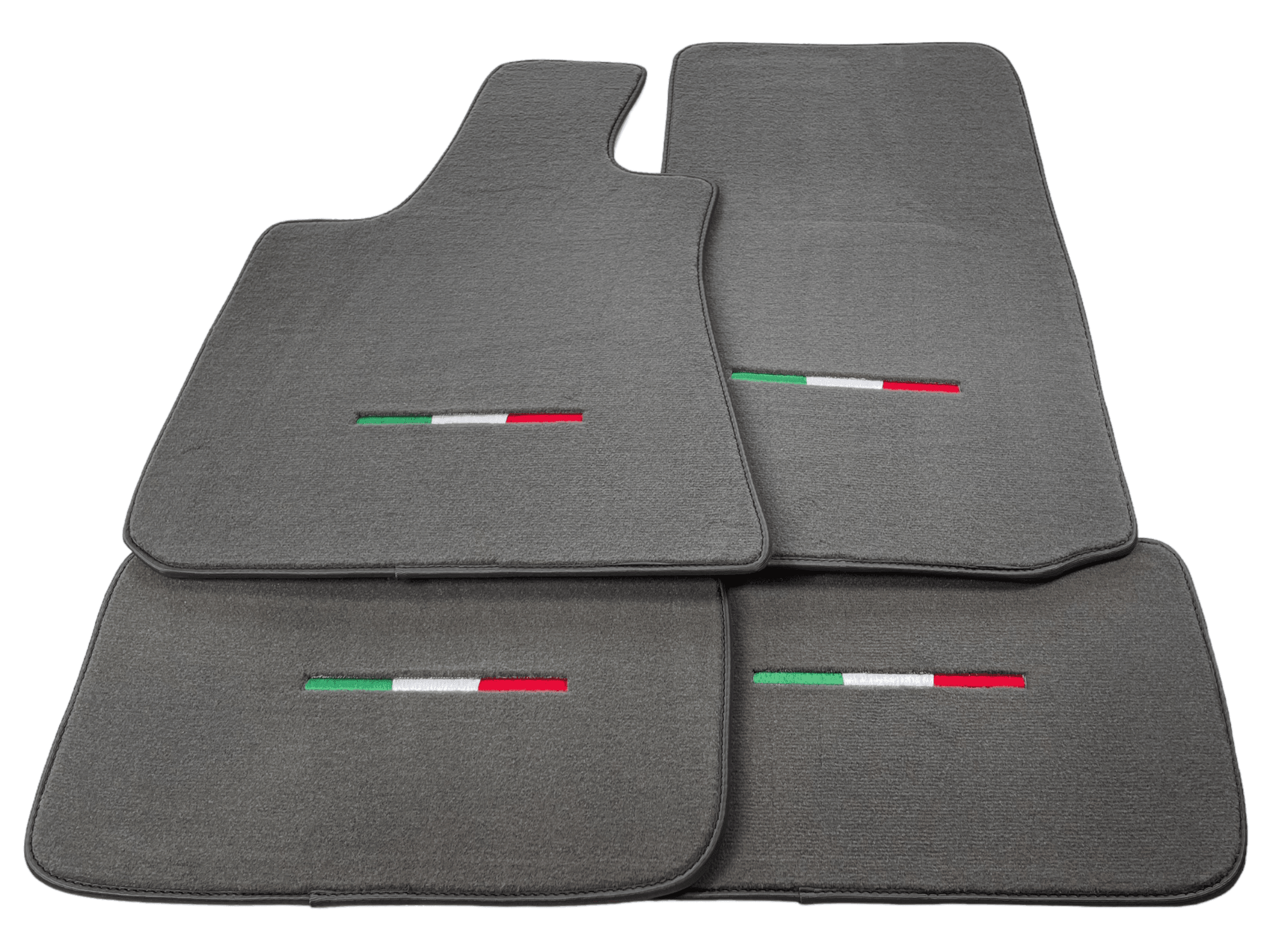 Gray Floor Mats For Maserati Coupé (2001-2007) Italy Edition - AutoWin