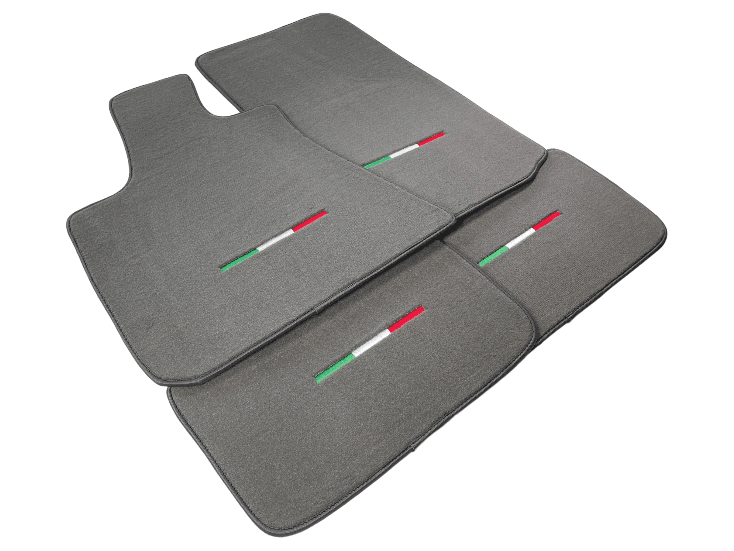 Gray Floor Mats For Maserati Coupé (2001-2007) Italy Edition - AutoWin
