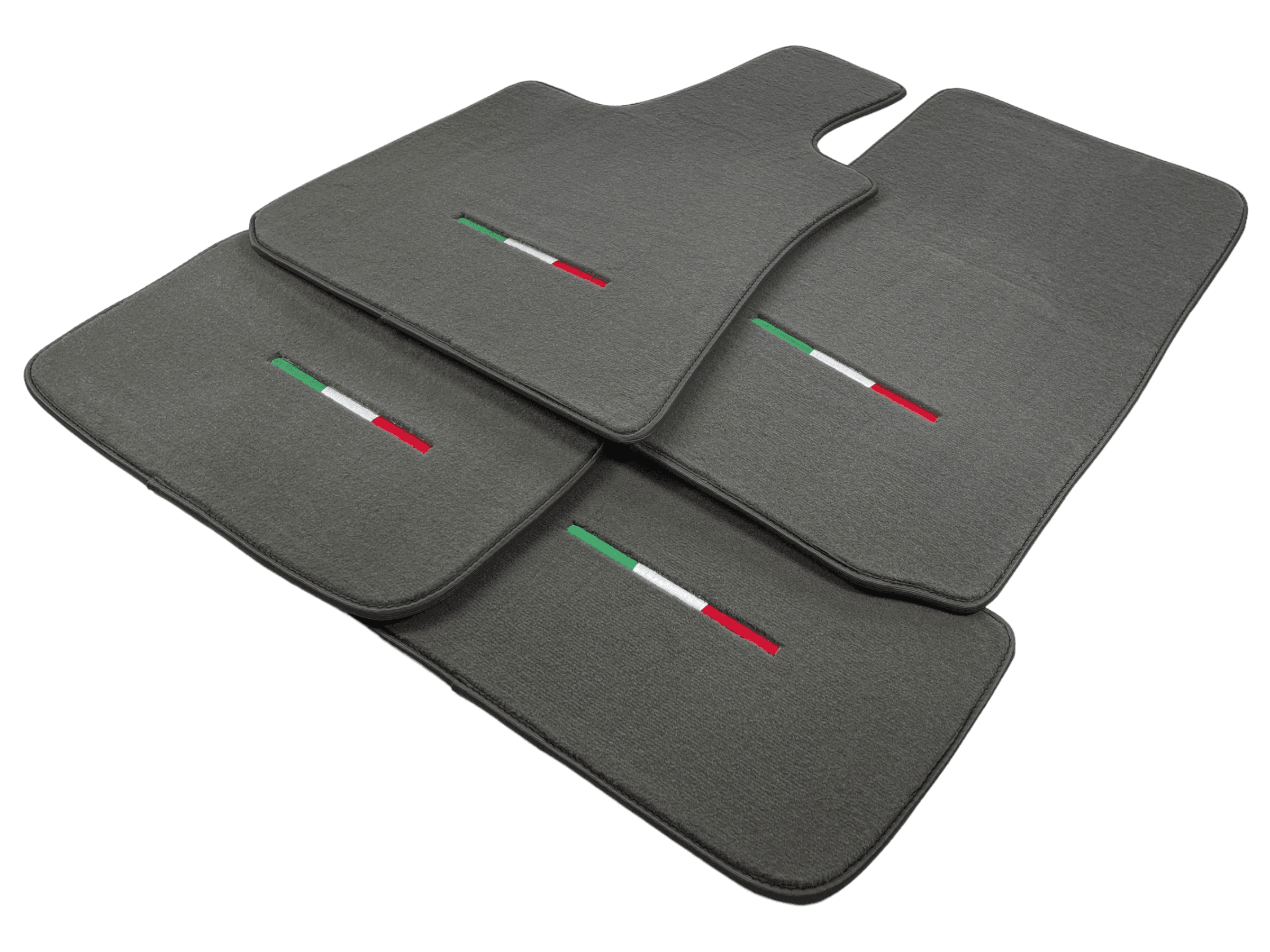 Gray Floor Mats For Maserati Coupé (2001-2007) Italy Edition - AutoWin
