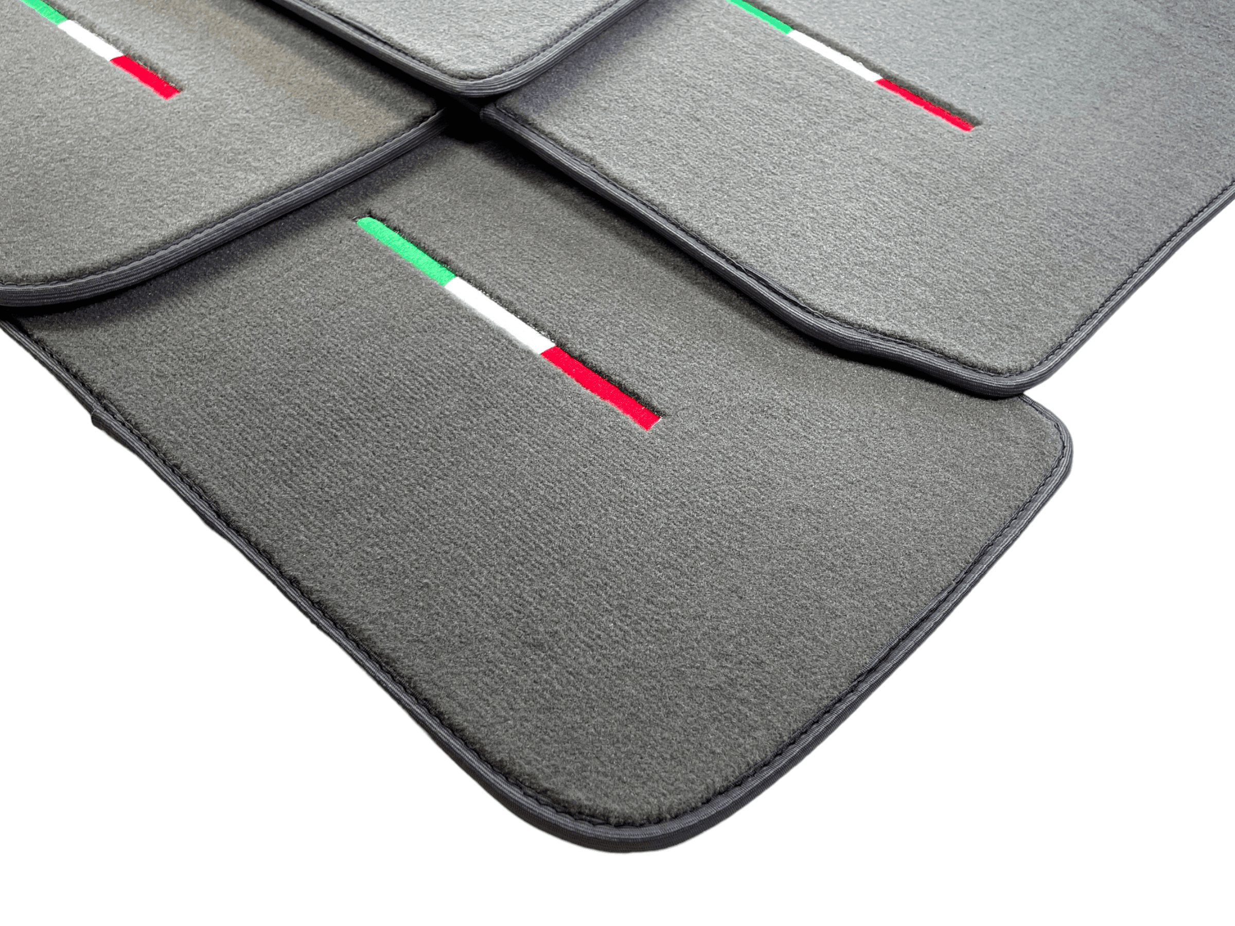 Gray Floor Mats For Maserati Coupé (2001-2007) Italy Edition - AutoWin