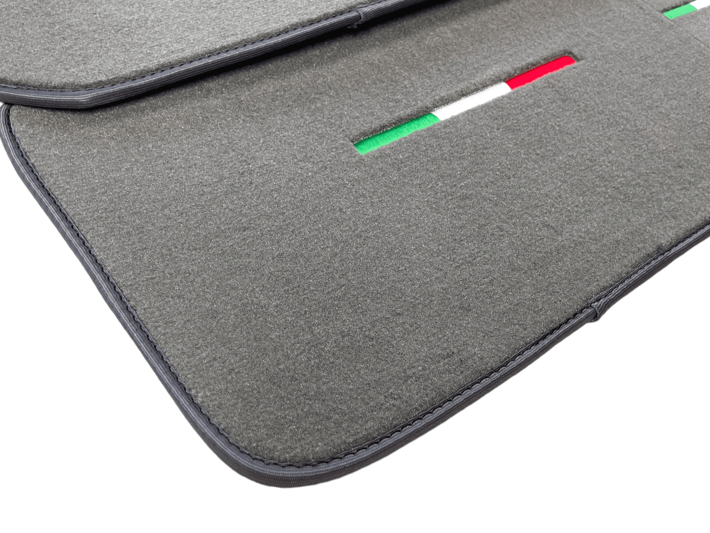 Gray Floor Mats For Maserati Coupé (2001-2007) Italy Edition - AutoWin