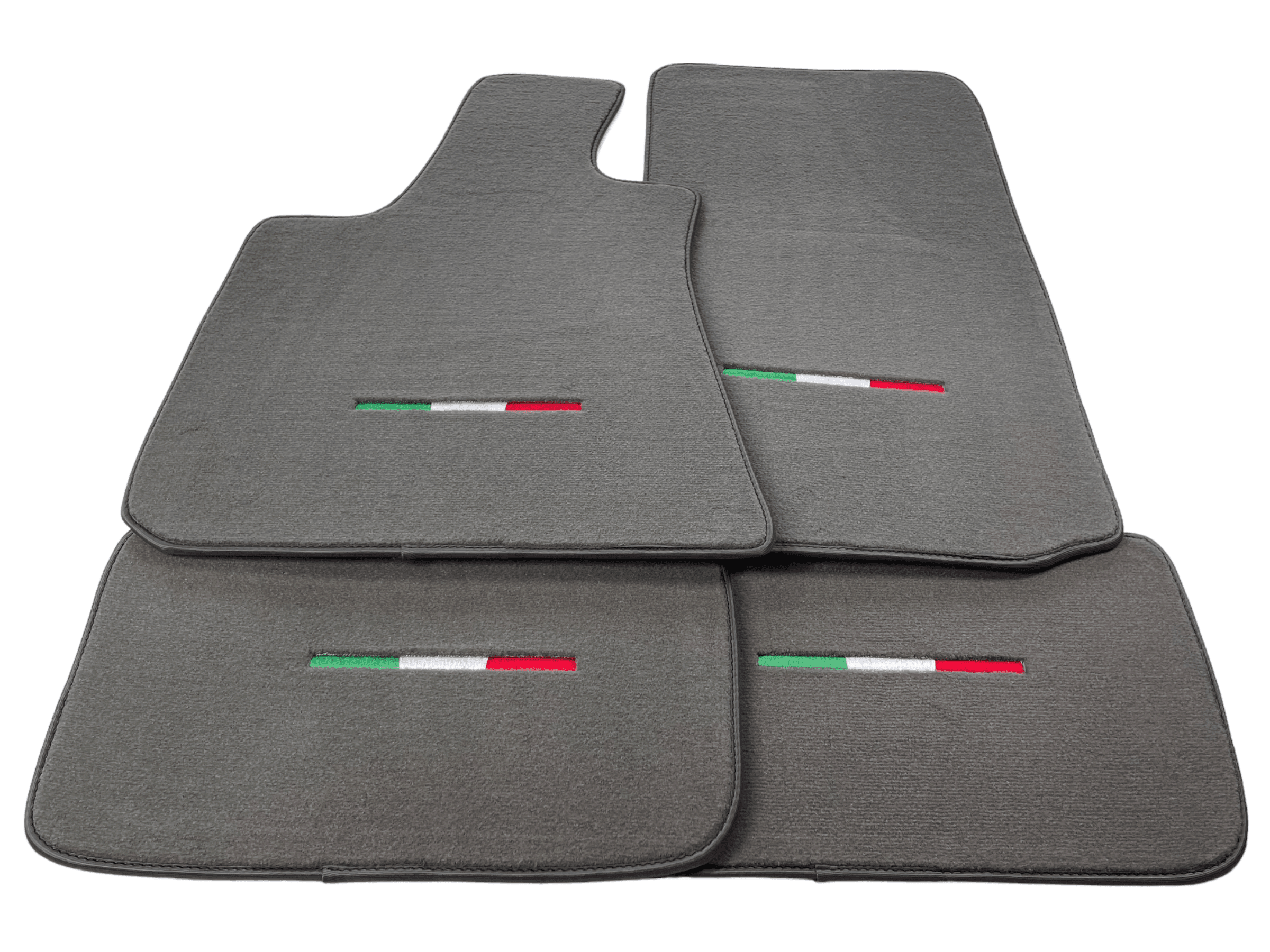 Gray Floor Mats For Maserati Coupé (2001-2007) Italy Edition - AutoWin