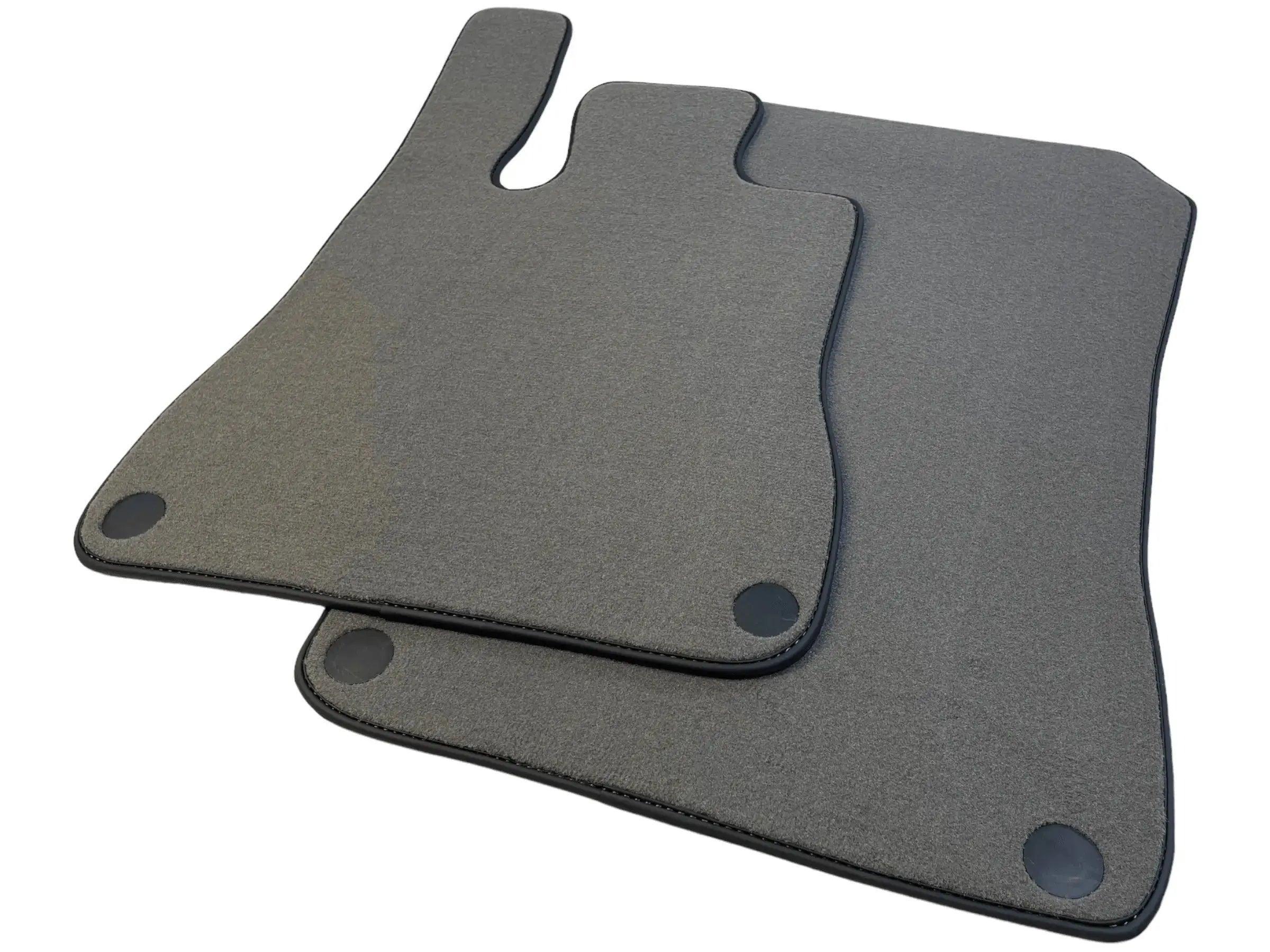 Gray Floor Mats For Mercedes-Benz R170 (1996-1998) Black Trim - AutoWin