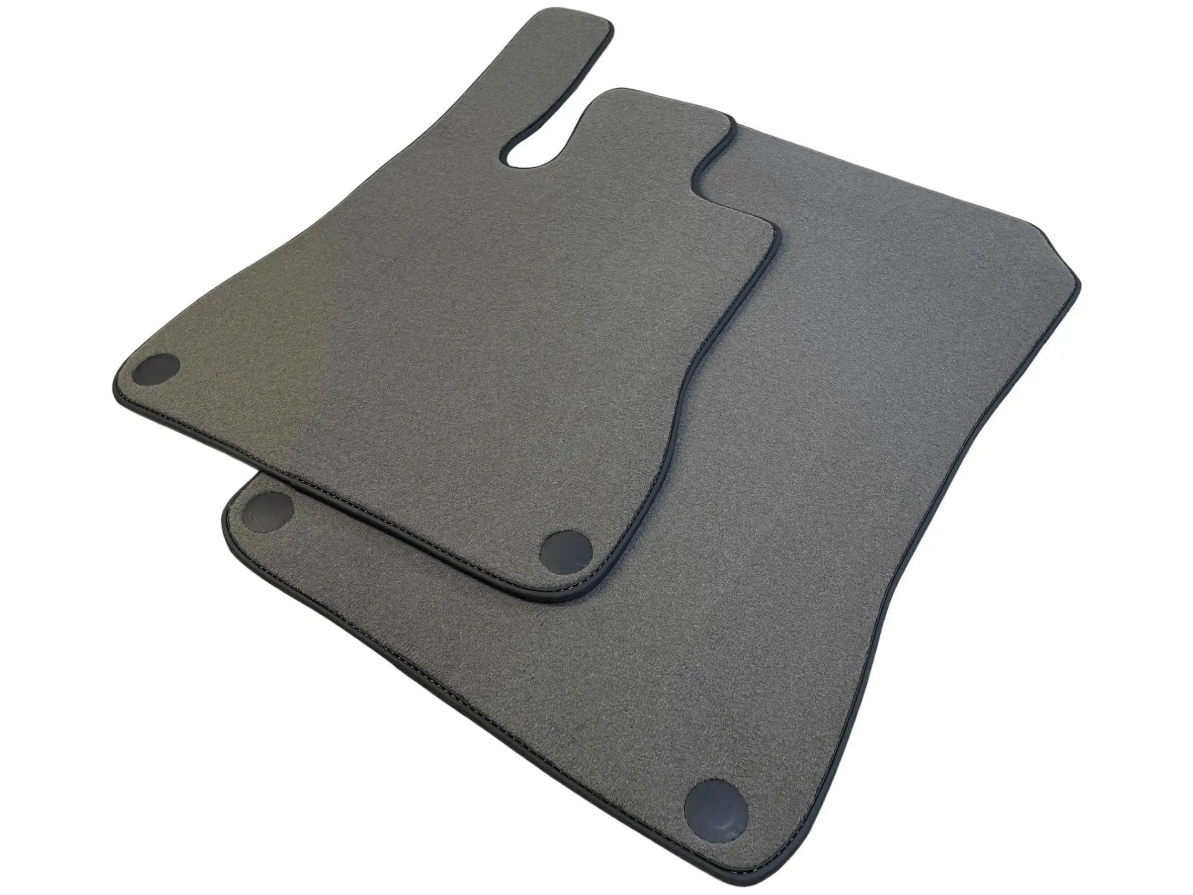 Gray Floor Mats For Mercedes-Benz SLK R170 (2000-2004) Black Trim - AutoWin