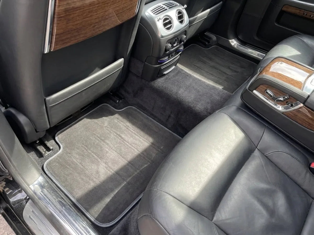Interior look of floor mats for Rolls Royce Black Badge Ghost Series II (2021-2024)