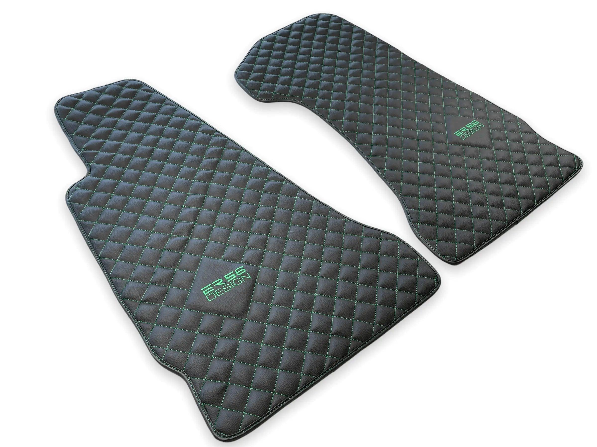Leather Floor Mats For Aston Martin Vanquish (2012–2018) ER56 Design - AutoWin