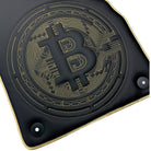 Leather Floor Mats for Lamborghini Aventador with Bitcoin Sewing - AutoWin